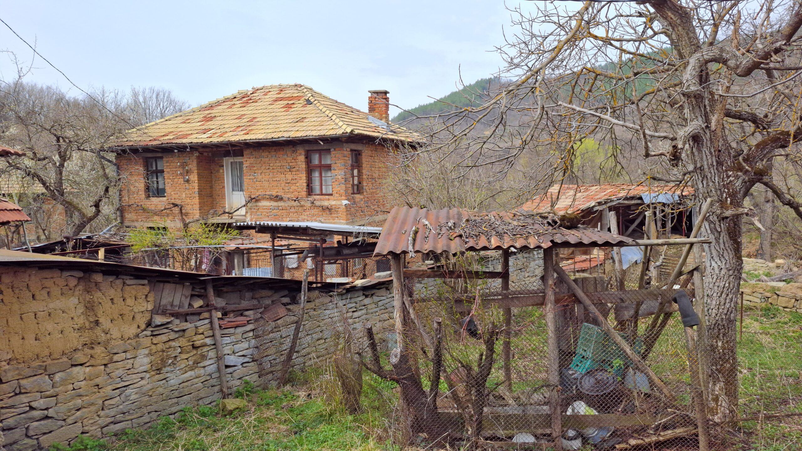 Къщи и дворове в Долната махала на Дурча