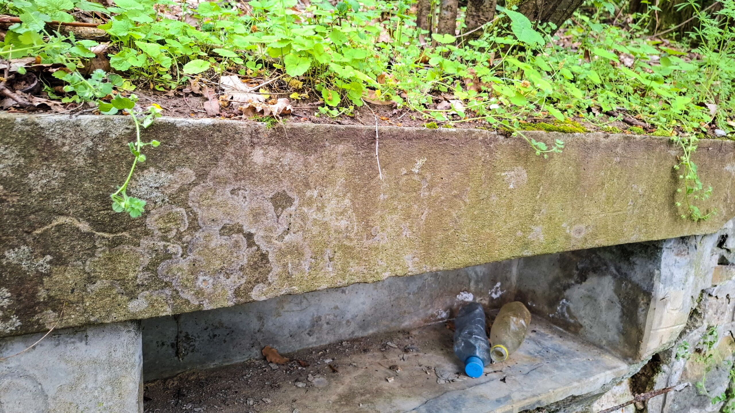 Бледи следи от надписа на фасадата на чешмокладенеца над южното гробище. Четат се първите три цифри - 193