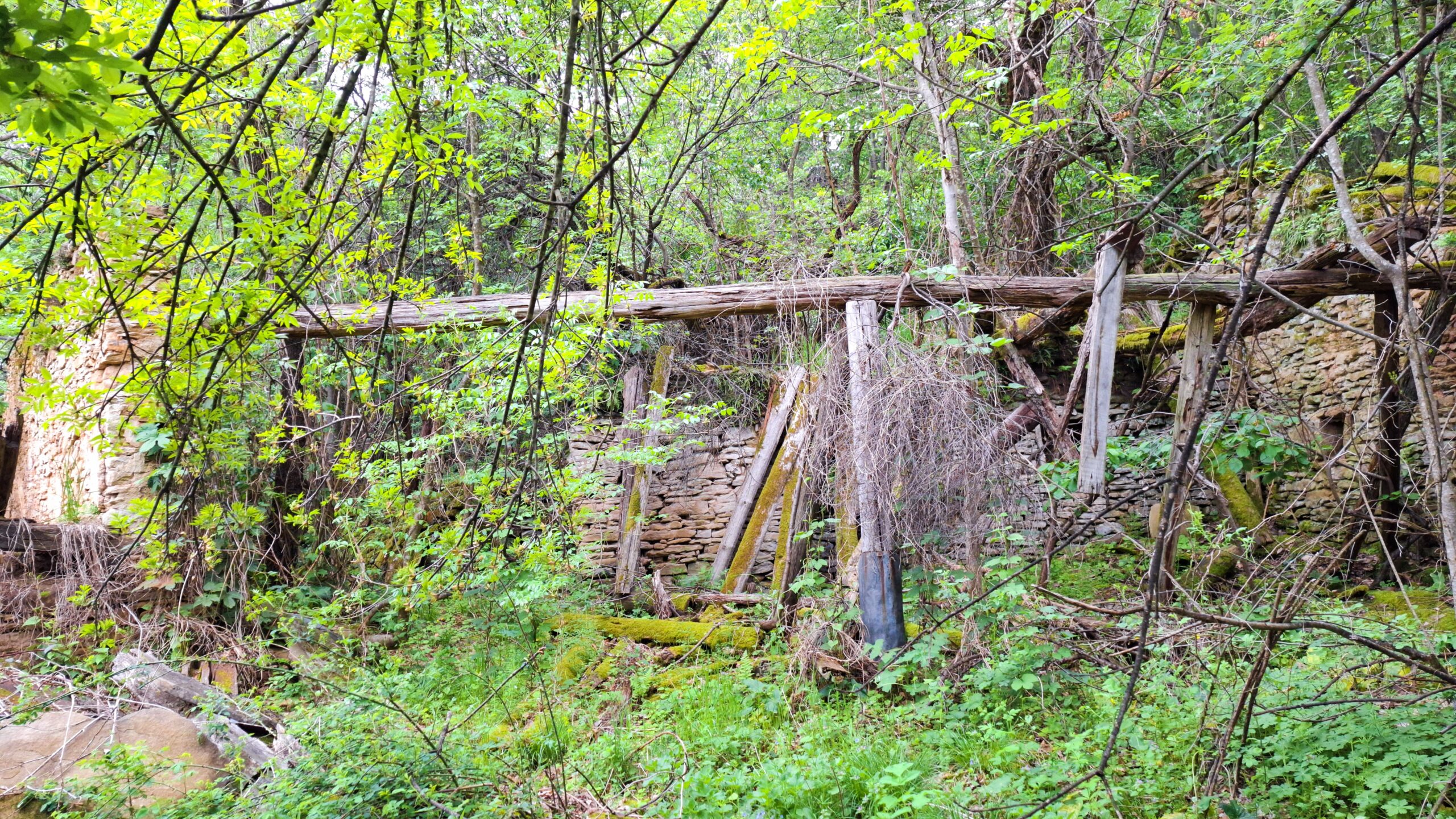 Руини на стопанска сграда в Южната махала на Къртипъня