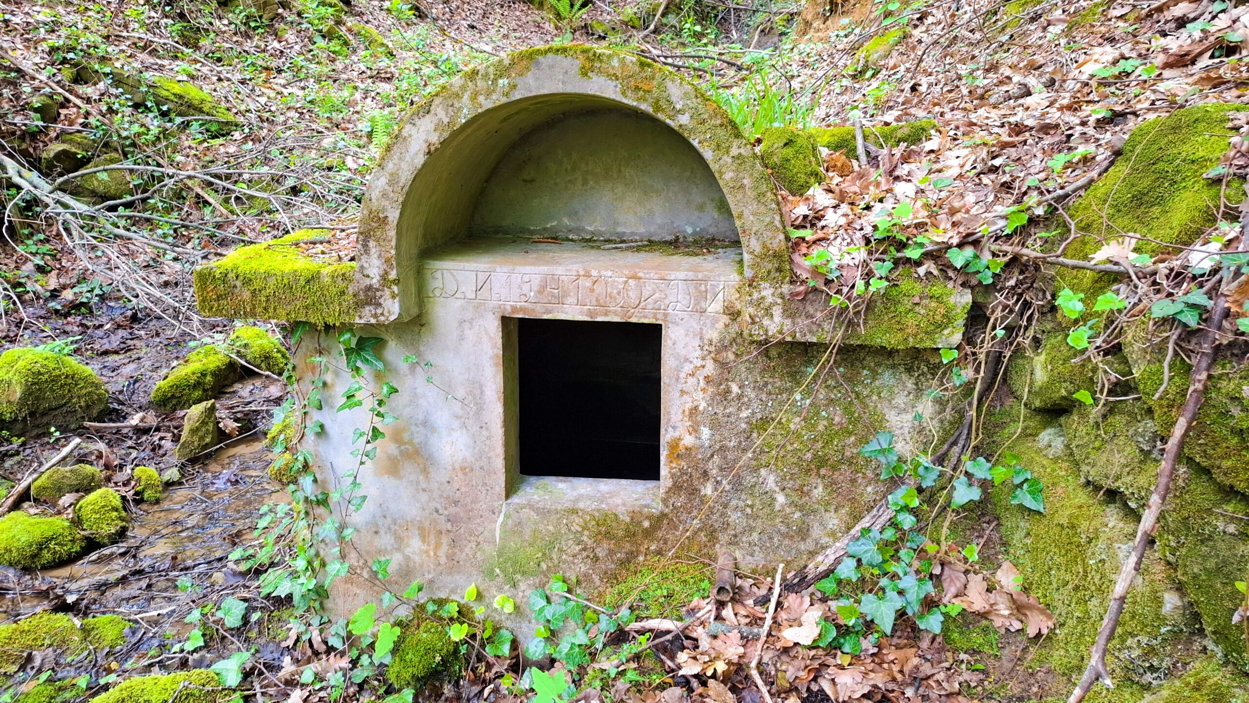 Чешмокладенецът от 1941 г. в Къртипъня, строен от Д.И.