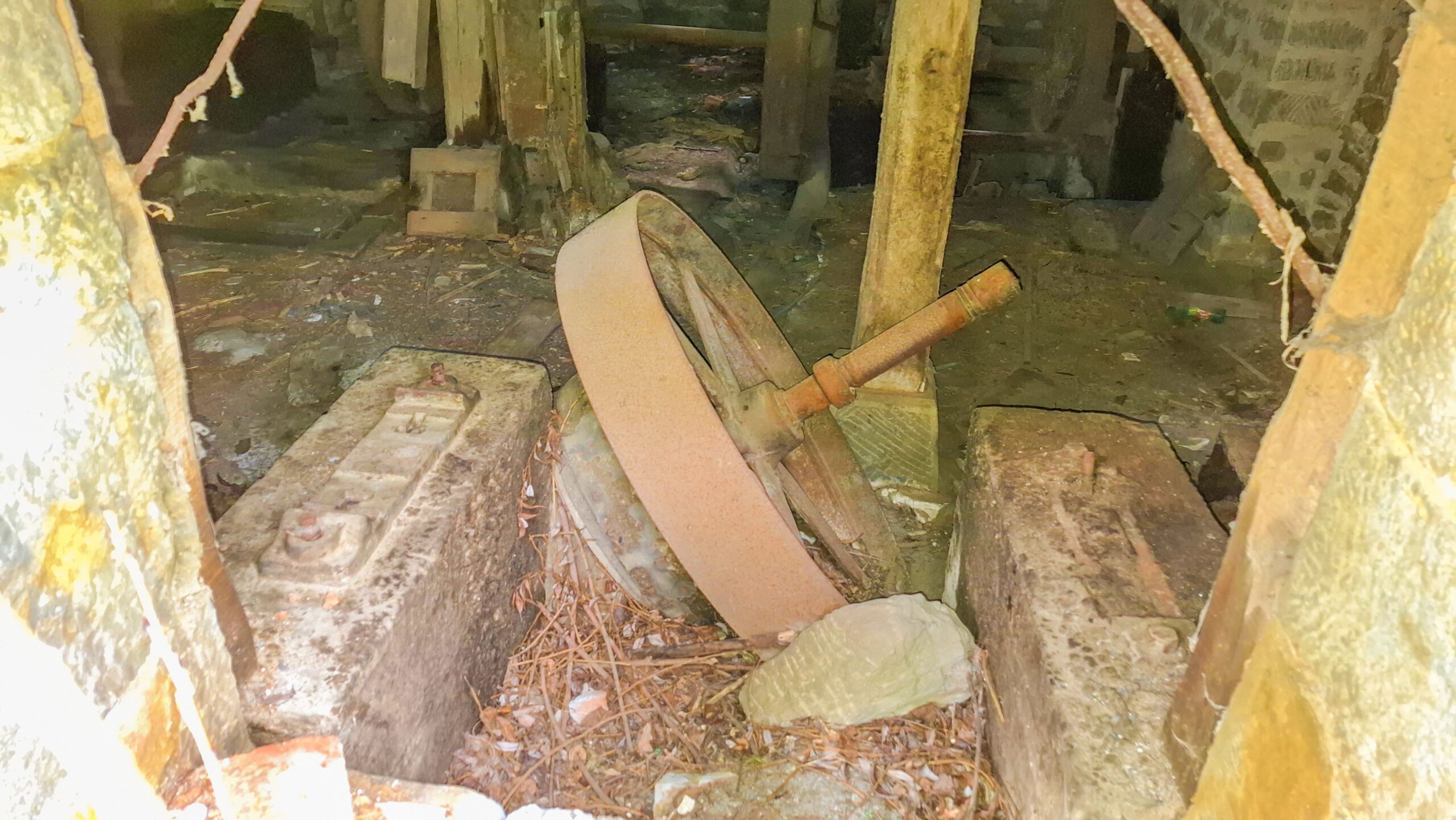 Някогашната електрифицирана мелница в Царева ливада отвътре